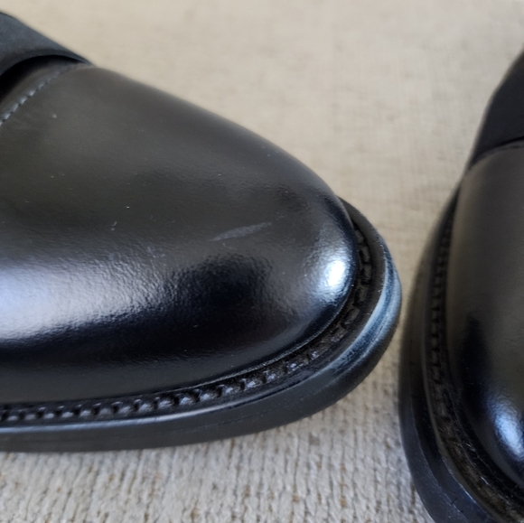 Zara Man Strap Shoes Black Mens Size 43 - Picture 6 of 7